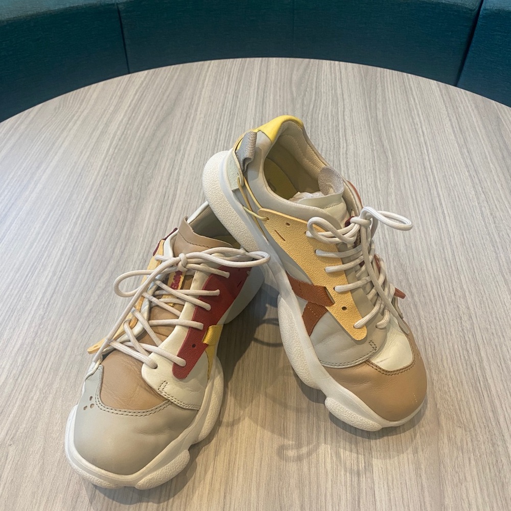 Camper Multicolor Sneakers - Red, Yellow, Tan